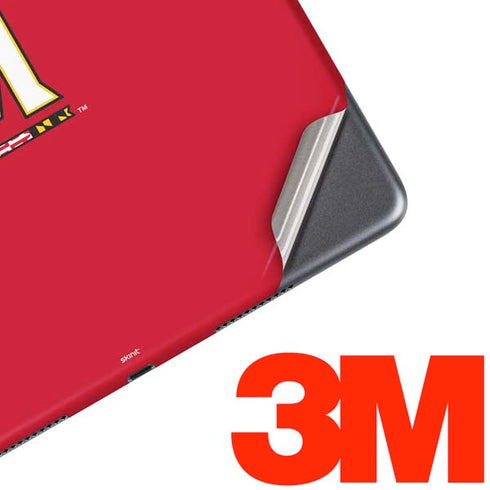 University of Maryland Collegiate Text Red iPad Skins